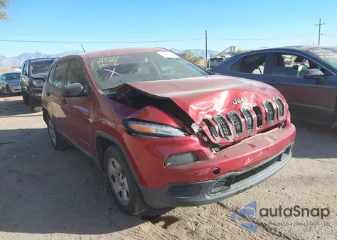 2014 Jeep Cherokee Sport z USA, uszkodzony, nr VIN 1C4PJLAB3EW314548